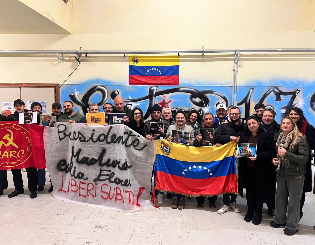 Comunidad de Scampia en Nápoles denuncia secuestro de pareja presidencial de Venezuela